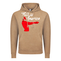 Vintage Coffee this is america meme Vintage Hoodie - linhVisuals