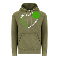 Vintage Olive love pickleball women Vintage Hoodie - linhVisuals