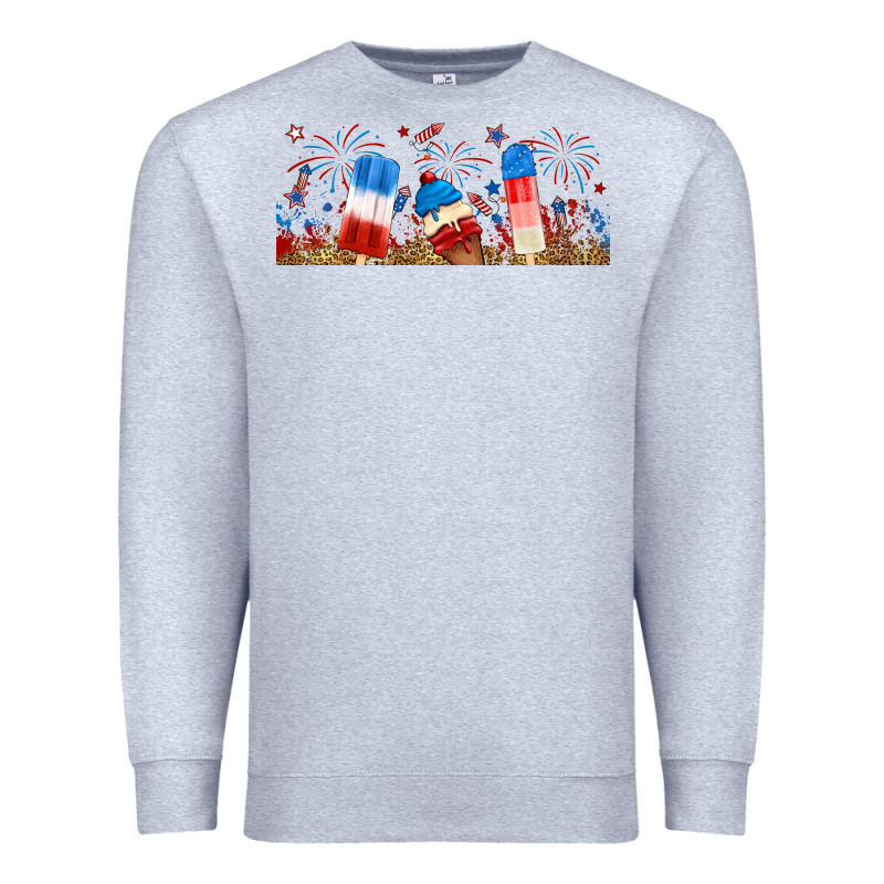 Fourth Of July Popsicle Premium Sweatshirt by RanaPortraitStore | Teevron