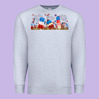 Fourth Of July Popsicle Premium Sweatshirt Designed By Ranaportraitstore