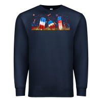 Navy fourth of july popsicle Premium Sweatshirt - RanaPortraitStore