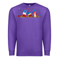 Purple fourth of july popsicle Premium Sweatshirt - RanaPortraitStore