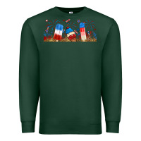 Sports Green fourth of july popsicle Premium Sweatshirt - RanaPortraitStore