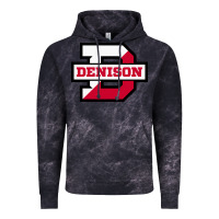 Cloud Black denison high school Vintage Hoodie - linhVisuals