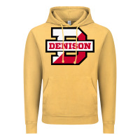 Vintage Mustard denison high school Vintage Hoodie - linhVisuals