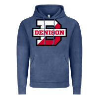Vintage Denim denison high school Vintage Hoodie - linhVisuals