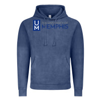 Vintage Denim University Of Memphis Wordmark Vintage Hoodie - linhVisuals