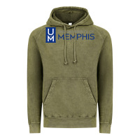 Vintage Olive University Of Memphis Wordmark Vintage Hoodie - linhVisuals