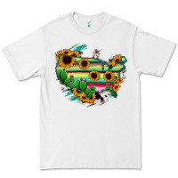 America Map Sunflower Cactus Serape Premium Tee | Teevron