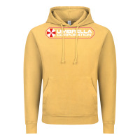 Vintage Mustard umbrella corporation company Vintage Hoodie - linhVisuals
