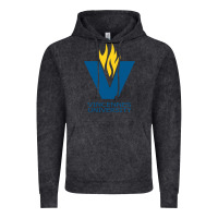 Vintage Black Vincennes University Vintage Hoodie - linhVisuals