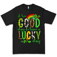 Black St. Patrick's It's a good day to have a lucky day Premium Tee - OliviaCreatesArt