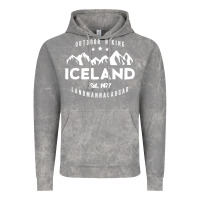 Cloud Rock iceland hiking landmannalaugar est 1477 Vintage Hoodie - linhVisuals