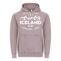 Vintage Zinc iceland hiking landmannalaugar est 1477 Vintage Hoodie - linhVisuals