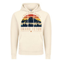 Vintage Artic national park grand teton vintage retro hiking Vintage Hoodie - linhVisuals