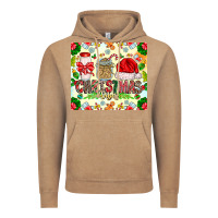 Vintage Coffee Christmas Vibes Vintage Hoodie - CowhideDigitalArt