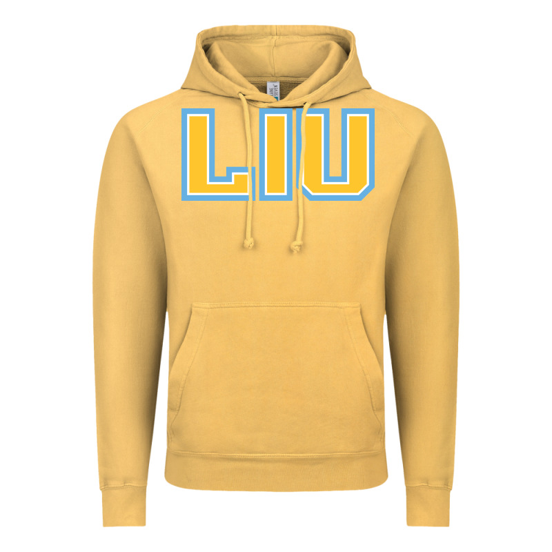 Liu Gold Wordmark Vintage Hoodie by linhVisuals | Teevron