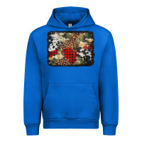 Cobalt army cowhide leopard Christmas Urban Hoodie - Jasminsmagicworld