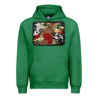 Emerald army cowhide leopard Christmas Urban Hoodie - Jasminsmagicworld