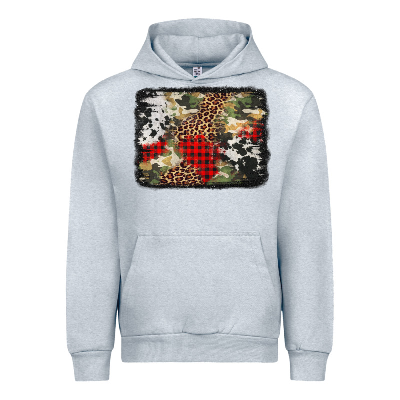 Army Cowhide Leopard Christmas Urban Hoodie by Jasminsmagicworld | Teevron