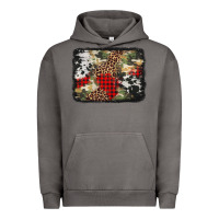 Pigment Tornado army cowhide leopard Christmas Urban Hoodie - Jasminsmagicworld