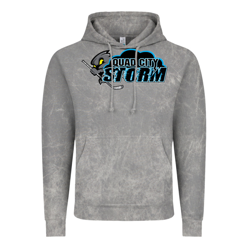 Quad City Storm Vintage Hoodie by linhVisuals | Teevron