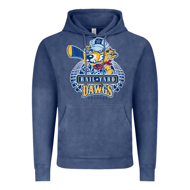 Roanoke Rail Yard Dawgs Vintage Hoodie by linhVisuals | Teevron
