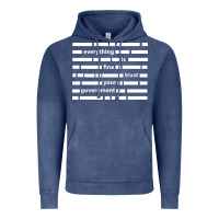Vintage Denim Everything is fine trust your government Vintage Hoodie - linhVisuals
