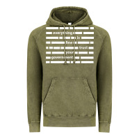 Vintage Olive Everything is fine trust your government Vintage Hoodie - linhVisuals