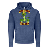 Vintage Denim one eyed snakes Vintage Hoodie - linhVisuals