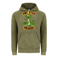 Vintage Olive one eyed snakes Vintage Hoodie - linhVisuals