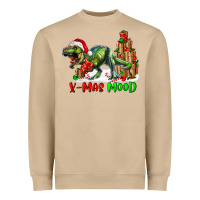 Mushroom T- Rex X-Mas Mood Heavyweight Sweatshirt - RanaPortraitStore