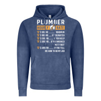 Vintage Denim funny plumber gifts   plumber hourly rate hoodie Vintage Hoodie - linhVisuals