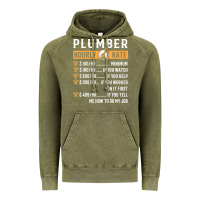 Vintage Olive funny plumber gifts   plumber hourly rate hoodie Vintage Hoodie - linhVisuals