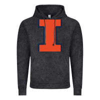 Vintage Black Illinois Fighting Illini, Merch Vintage Hoodie - linhVisuals