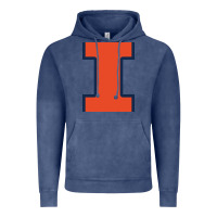 Vintage Denim Illinois Fighting Illini, Merch Vintage Hoodie - linhVisuals