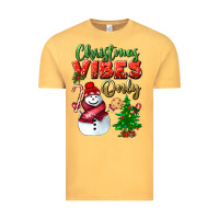 Vintage Mustard christmas vibes only Vintage Tee - BundleAndBundleShop