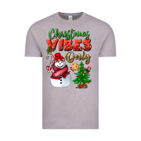 Christmas Vibes Only Vintage Tee | Teevron