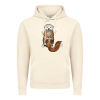 Vintage Artic otter Vintage Hoodie - linhVisuals