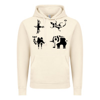 Vintage Artic divine beasts symbols Vintage Hoodie - linhVisuals