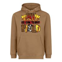 Toasted Coconut softball my heart is on that field Heavyweight Hoodie - RanaPortraitStore
