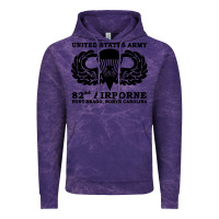 Cloud Purple army 82nd airborne Vintage Hoodie - linhVisuals