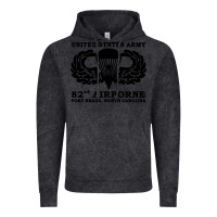 Vintage Black army 82nd airborne Vintage Hoodie - linhVisuals
