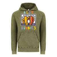Vintage Olive best buddies has landed Vintage Hoodie - linhVisuals