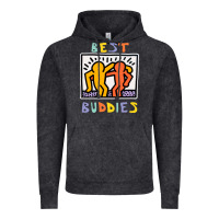 Vintage Black best buddies has landed Vintage Hoodie - linhVisuals