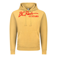 Vintage Mustard bc rich guitar Vintage Hoodie - linhVisuals