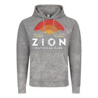 Cloud Rock retro zion national park us vintage utah adventure hiking Vintage Hoodie - linhVisuals