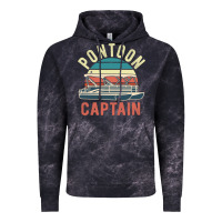 Cloud Black pontoon captain vintage boating party funny gift for pontooning lover Vintage Hoodie - linhVisuals