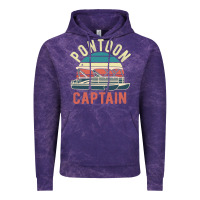 Cloud Purple pontoon captain vintage boating party funny gift for pontooning lover Vintage Hoodie - linhVisuals