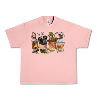 Salmon Fishing Coffee Cups Urban Heavy Tee - FaDigitalArtStudio